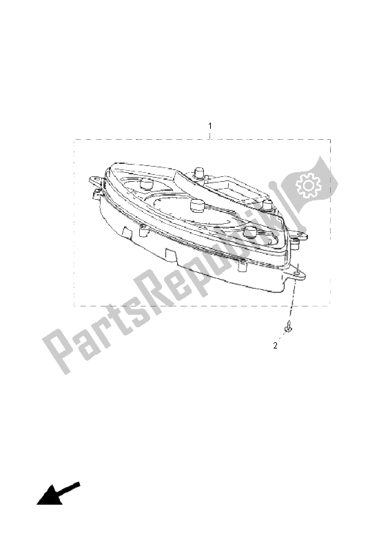 Toutes les pièces pour le Mètre du Yamaha YP 125R X MAX 2008