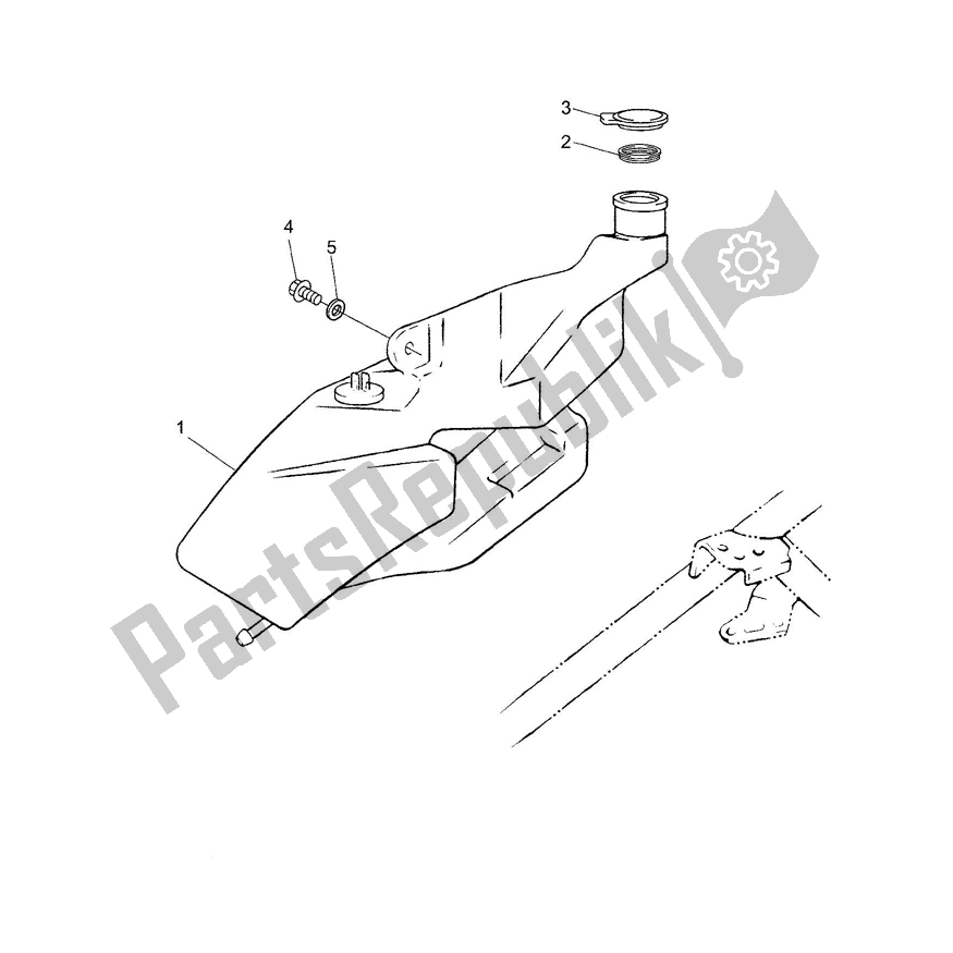 Toutes les pièces pour le Cuve à Mazout du Yamaha JOG R AC 50 2000 - 2010