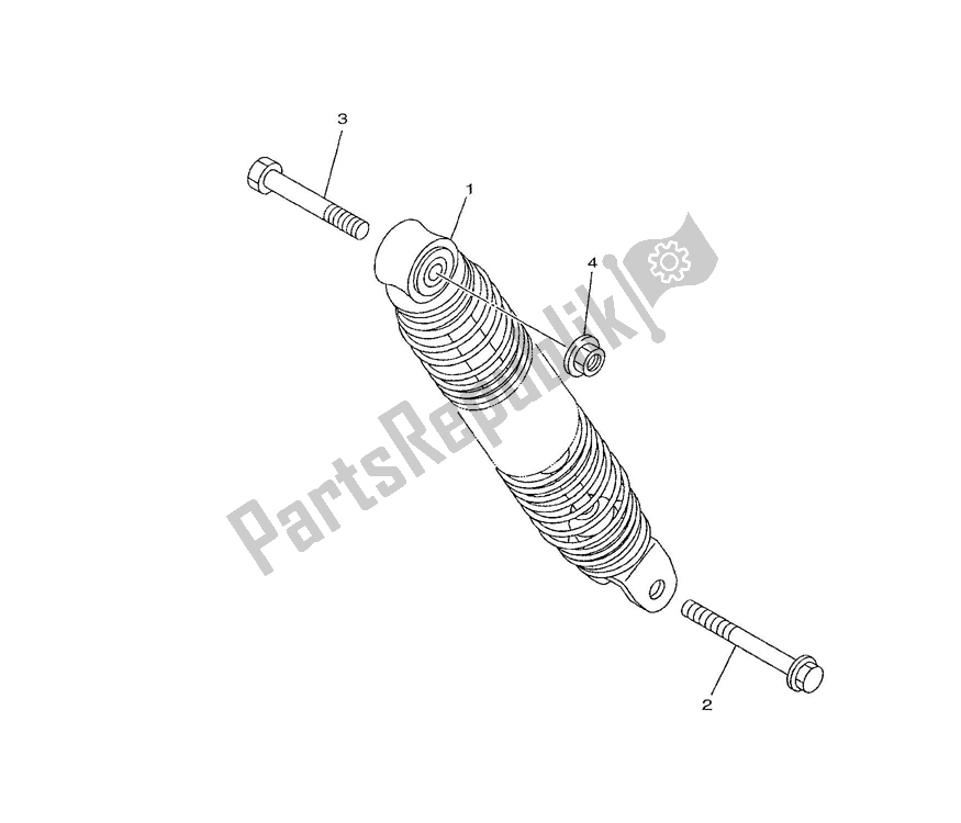 Todas las partes para Schokbreker de Yamaha JOG R AC 50 2000 - 2010