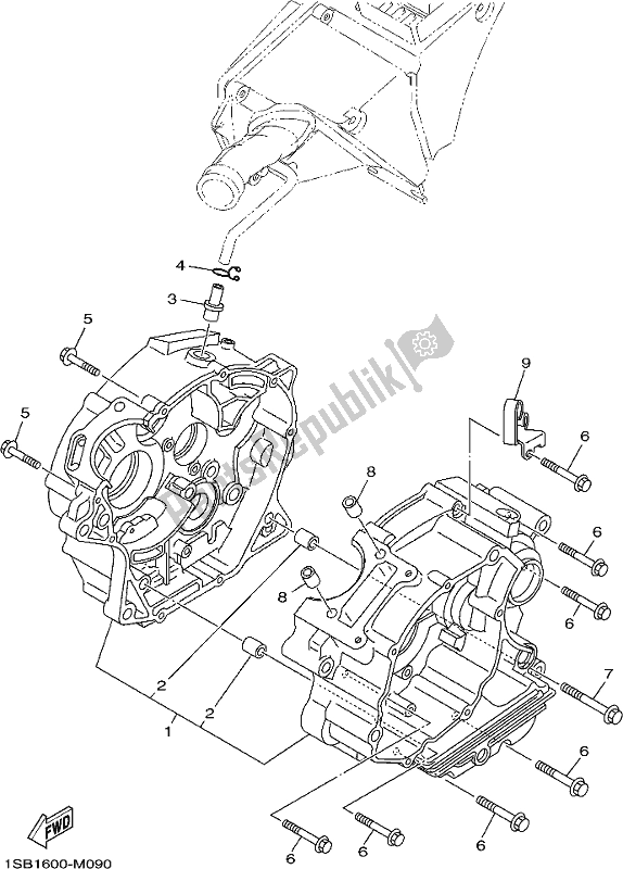 Wszystkie części do Korbowód Yamaha AG 125 2017