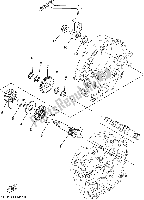 Todas las partes para Inicio de Yamaha AG 125 2018