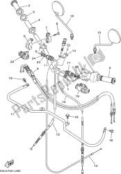 uchwyt kierownicy i kabel