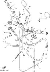 uchwyt kierownicy i kabel