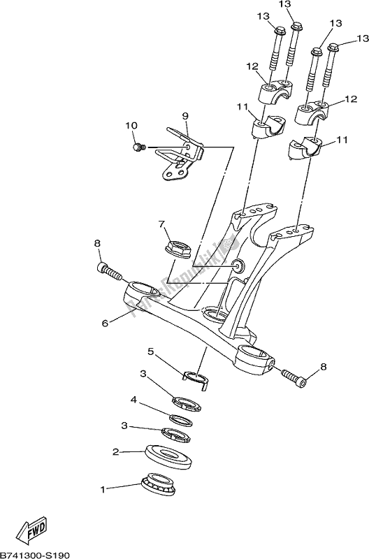 Tutte le parti per il Timone del Yamaha CZD 300-A 2021