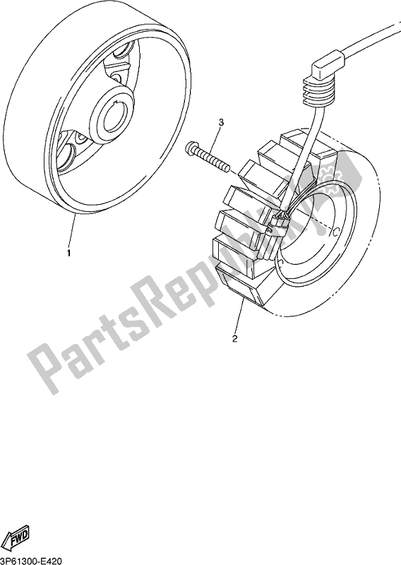 Wszystkie części do Generator Yamaha FJR 1300 AE 2018