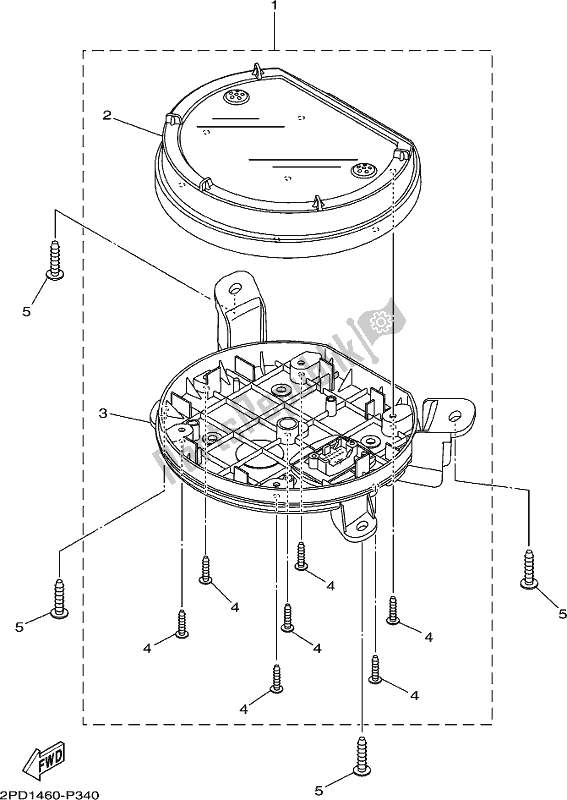 All parts for the Meter of the Yamaha GPD 150-A Nmax 155 2019