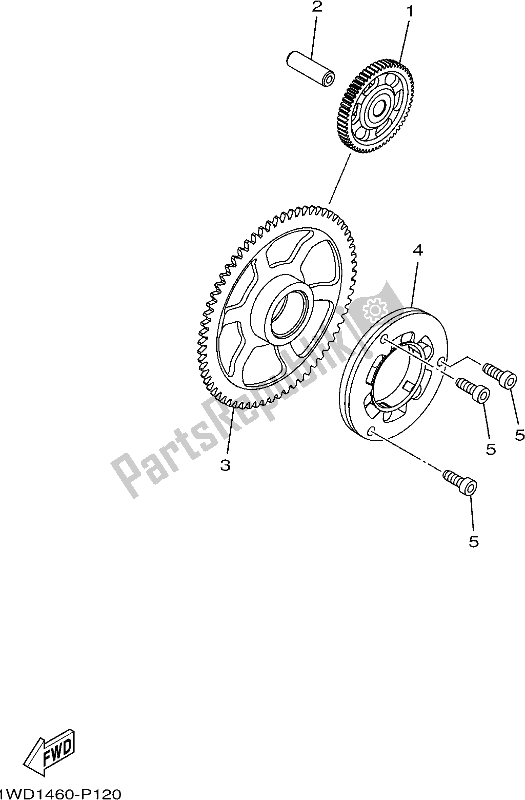 Tutte le parti per il Frizione Di Avviamento del Yamaha MT 03 LAH MTN 320 AH 2017