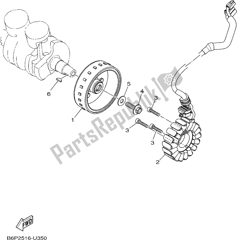 Wszystkie części do Generator Yamaha MT 03 LAL MTN 320 AL 2020