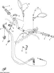 stuurhendel en kabel