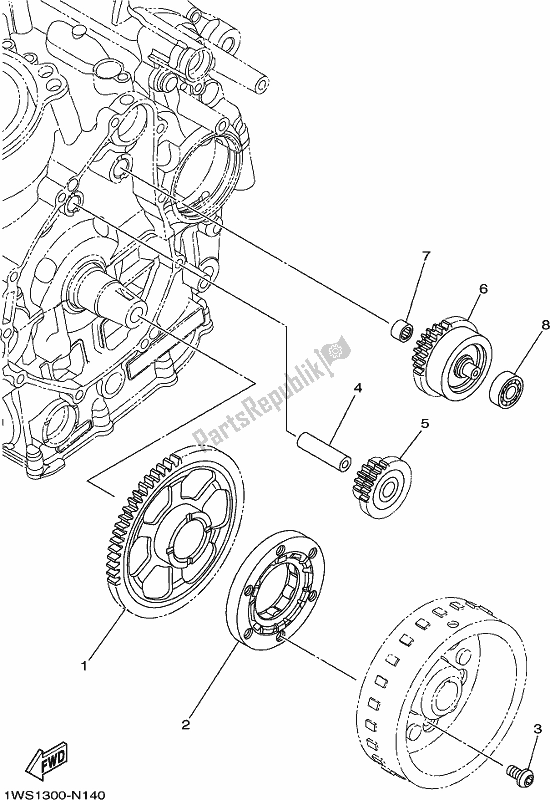 Todas las partes para Inicio de Yamaha MT-07 LAL Lams ABS MTN 660 AL 2020