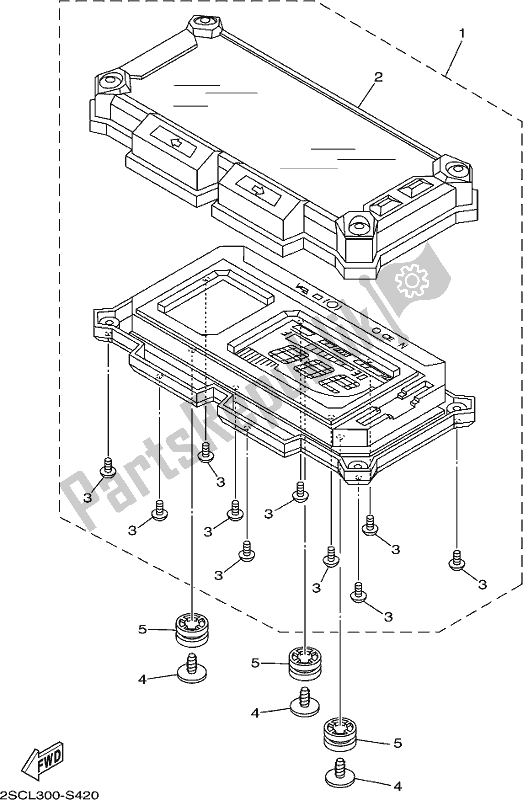 Toutes les pièces pour le Mètre du Yamaha MT 09 Tral MTT 850L 2020