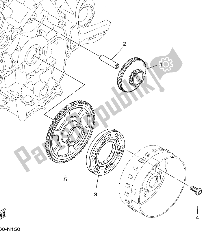 Tutte le parti per il Antipasto del Yamaha MT 09 Traspl MTT 850 DL 2020