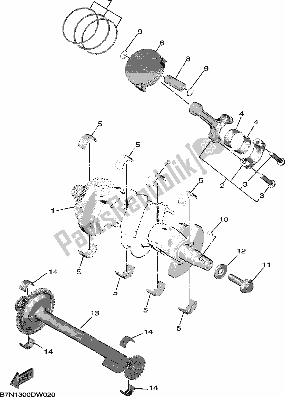 Wszystkie części do Wa? Korbowy I T? Ok Yamaha MT 09 Traspm MTT 890 DM 2021