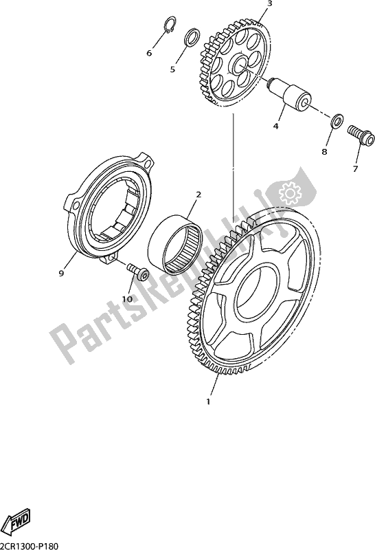 Toutes les pièces pour le Entrée du Yamaha MT 10 AJ MTN 1000J 2018