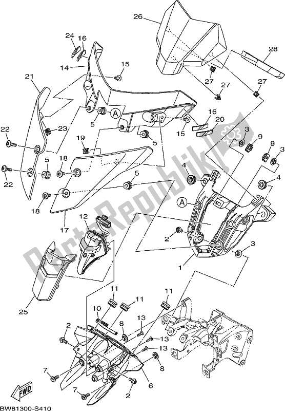 Wszystkie części do Os? Ona 2 Yamaha MT 10 Aspl MTN 1000 DL 2020