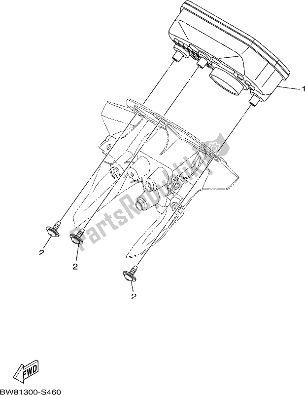 All parts for the Meter of the Yamaha MT 10 Aspl MTN 1000 DL 2020