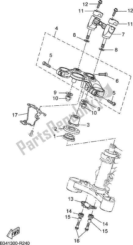 Wszystkie części do Sterowniczy Yamaha MTM 660 2019