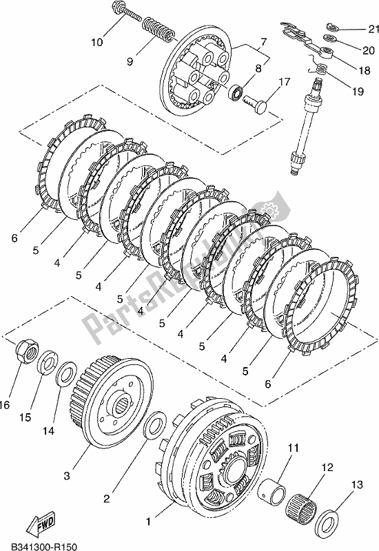 Wszystkie części do Sprz? G? O Yamaha MTM 660 XSR 700 2019