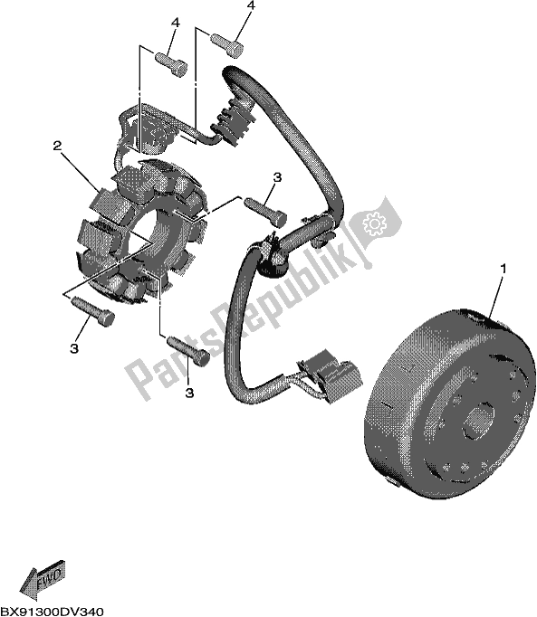 Wszystkie części do Generator Yamaha MWD 300 2020