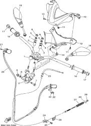 stuurhendel en kabel