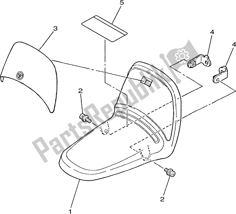 Tutte le parti per il Parafango Anteriore del Yamaha PW 50 2021