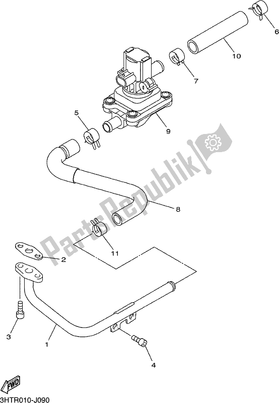 Wszystkie części do System Zasysania Powietrza Yamaha SR 400 2017