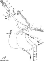 stuurhendel en kabel