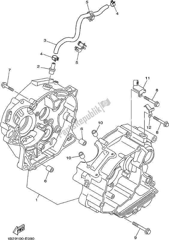 Wszystkie części do Korbowód Yamaha TTR 125 LWE 2020