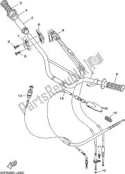 stuurhendel en kabel