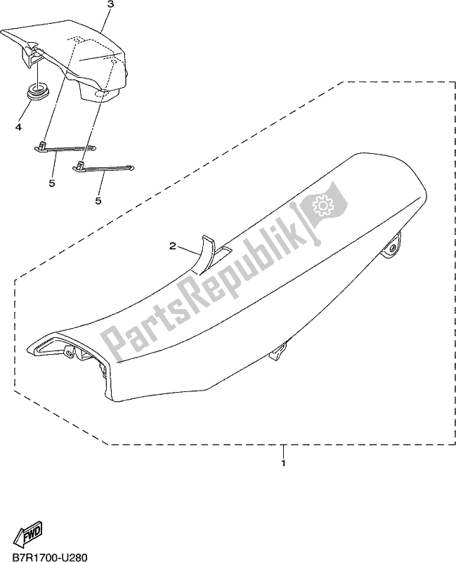 Wszystkie części do Siedzenie Yamaha WR 250F 2020