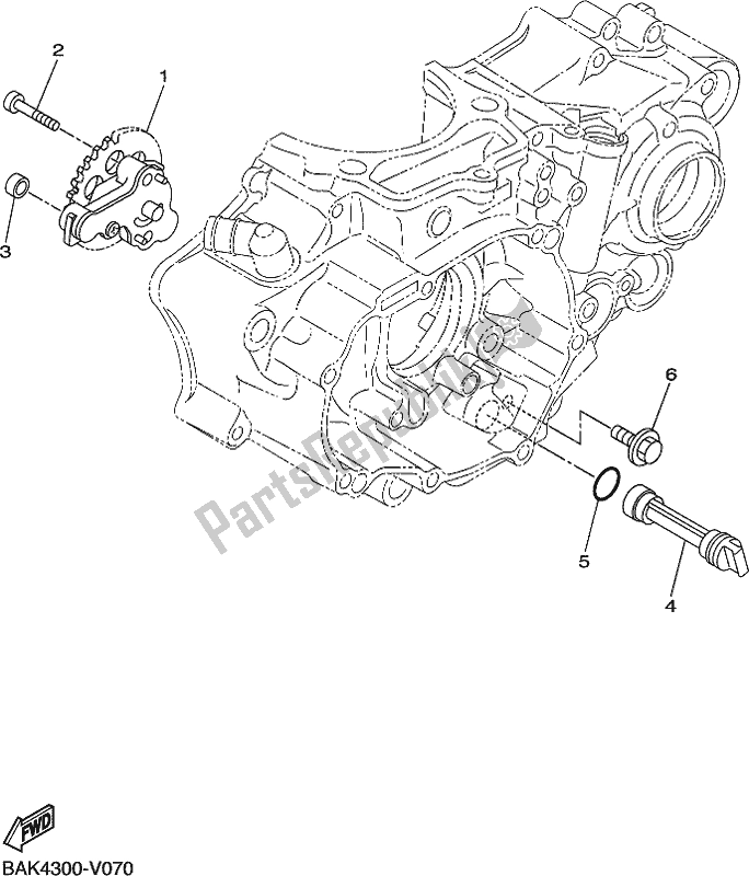 Todas las partes para Bomba De Aceite de Yamaha WR 250F 2021