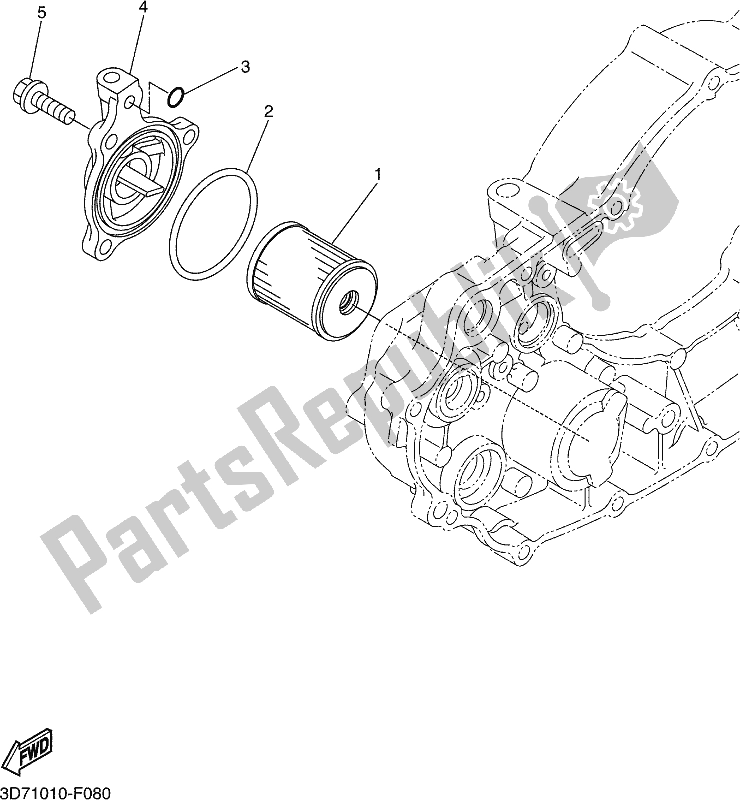 Todas las partes para Limpiador De Aceite de Yamaha WR 250R 2020