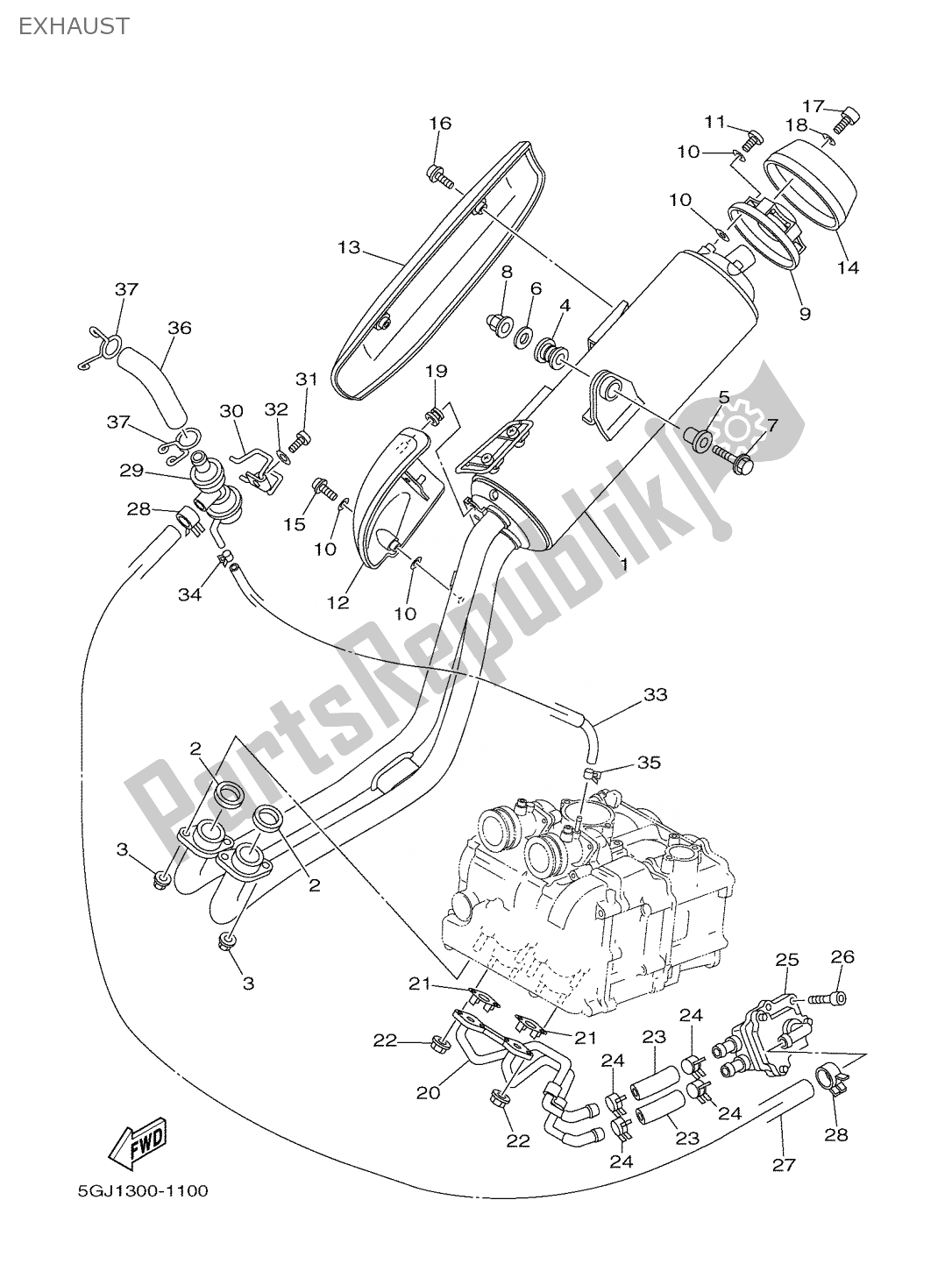 Todas las partes para Cansada de Yamaha T-max 500 2001