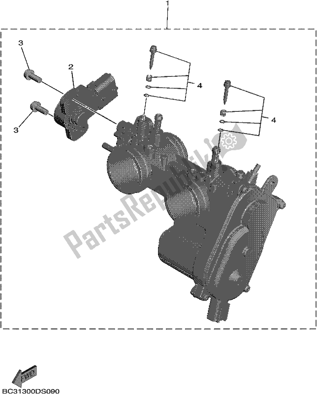 Wszystkie części do Wlot 2 Yamaha XP 530-A 2019