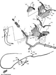 stuurhendel en kabel