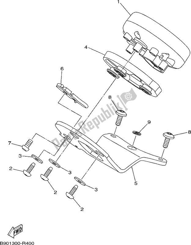 Toutes les pièces pour le Mètre du Yamaha XSR 900 AL MTM 850L 2020