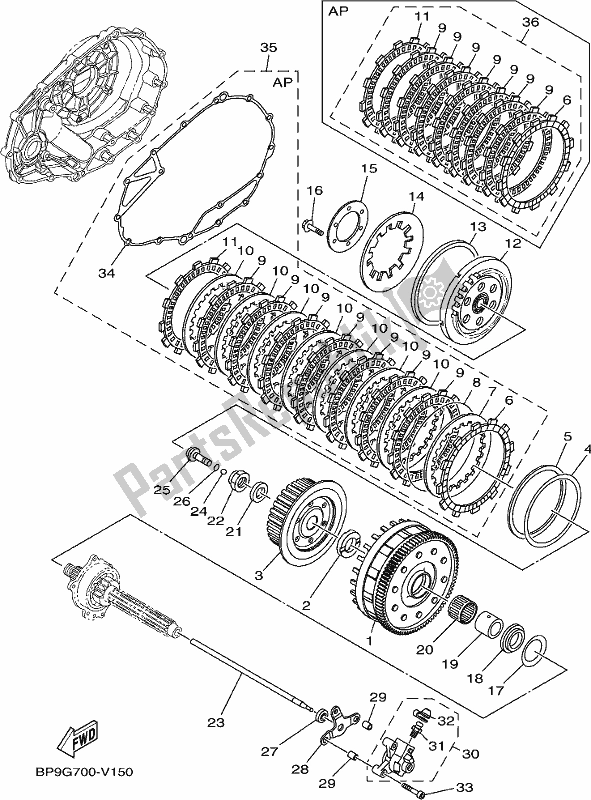 Wszystkie części do Sprz? G? O Yamaha XT 1200 ZE 2021