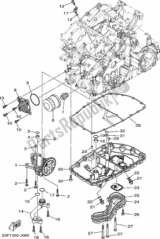 Todas las partes para Bomba De Aceite de Yamaha XT 1200 ZE 2021