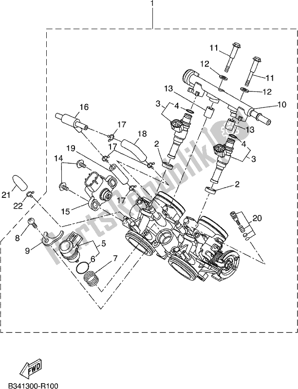 Todas las partes para Ingesta 2 de Yamaha Tenere 700 690 2020