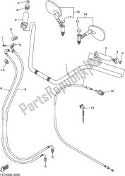 stuurhendel en kabel