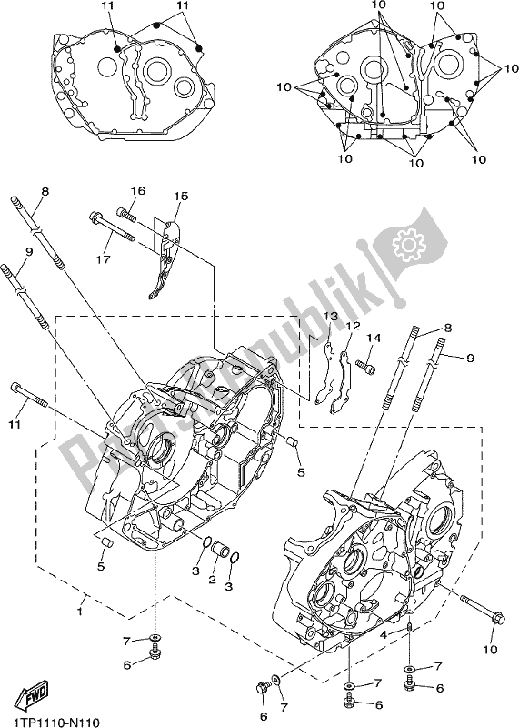 Wszystkie części do Korbowód Yamaha XVS 950 CU 2018