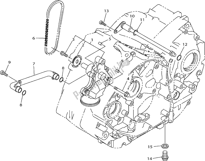 Tutte le parti per il Pompa Dell'olio del Yamaha XVS 950 CUD 2017