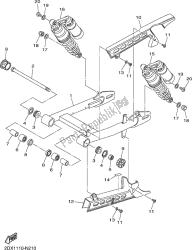 bras arrière et suspension