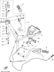 stuurhendel en kabel