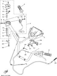 uchwyt kierownicy i kabel