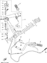 stuurhendel en kabel