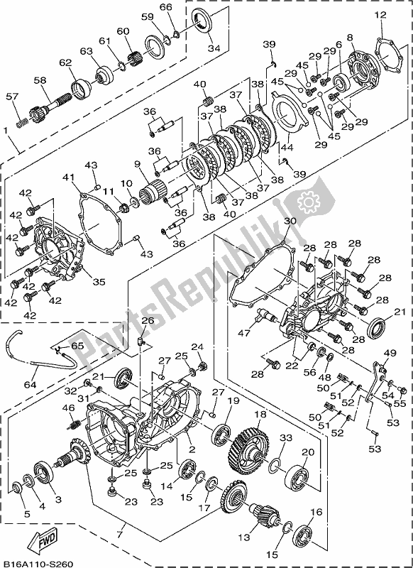 Wszystkie części do Wa? Nap? Dowy Yamaha YFM 700 Fbph NZ Only USA 2017