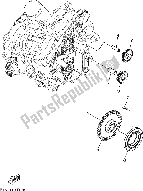 Wszystkie części do Sprz? G? O Rozrusznika Yamaha YFM 700 Fbph NZ Only USA 2017