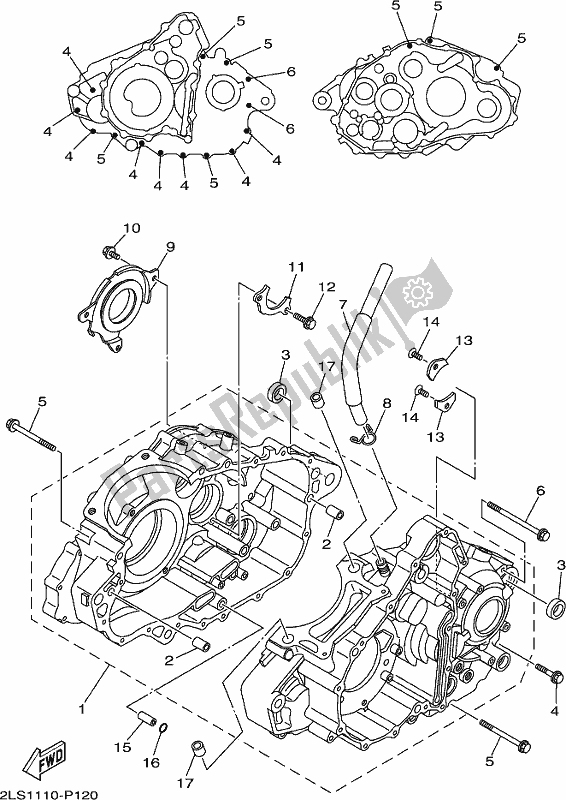 Wszystkie części do Korbowód Yamaha YFM 700R Raptor 700 2020