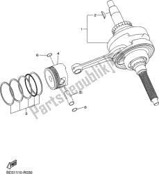 vilebrequin et piston